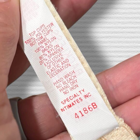 Vintage Smoothie Convertible Backless Bra 38C Style 164 Champ NWT Halter NOS - Picture 8 of 8